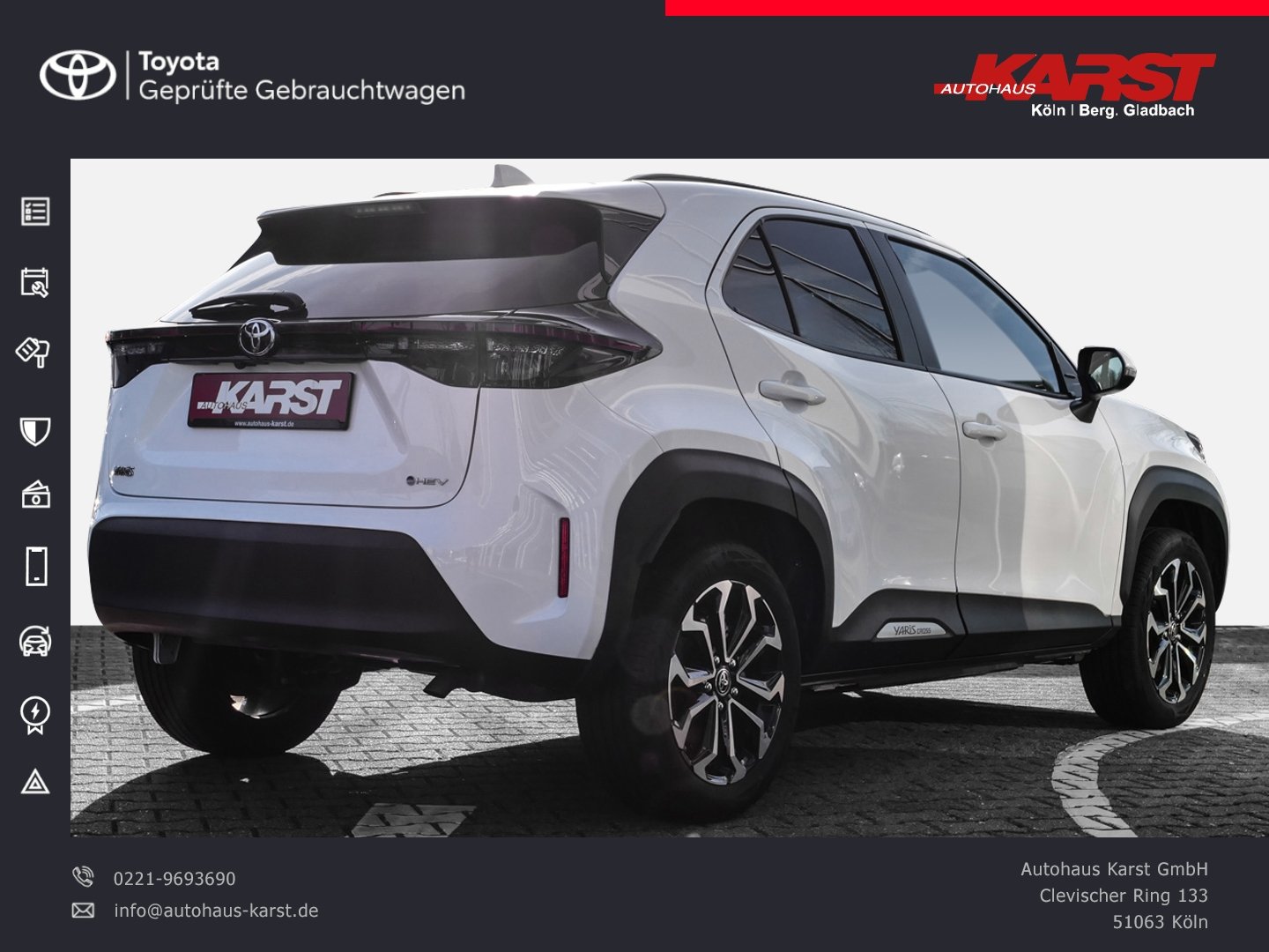 Foto 1 - Yaris Cross - 1.5 l 4x2 HY Winter Paket, weiß