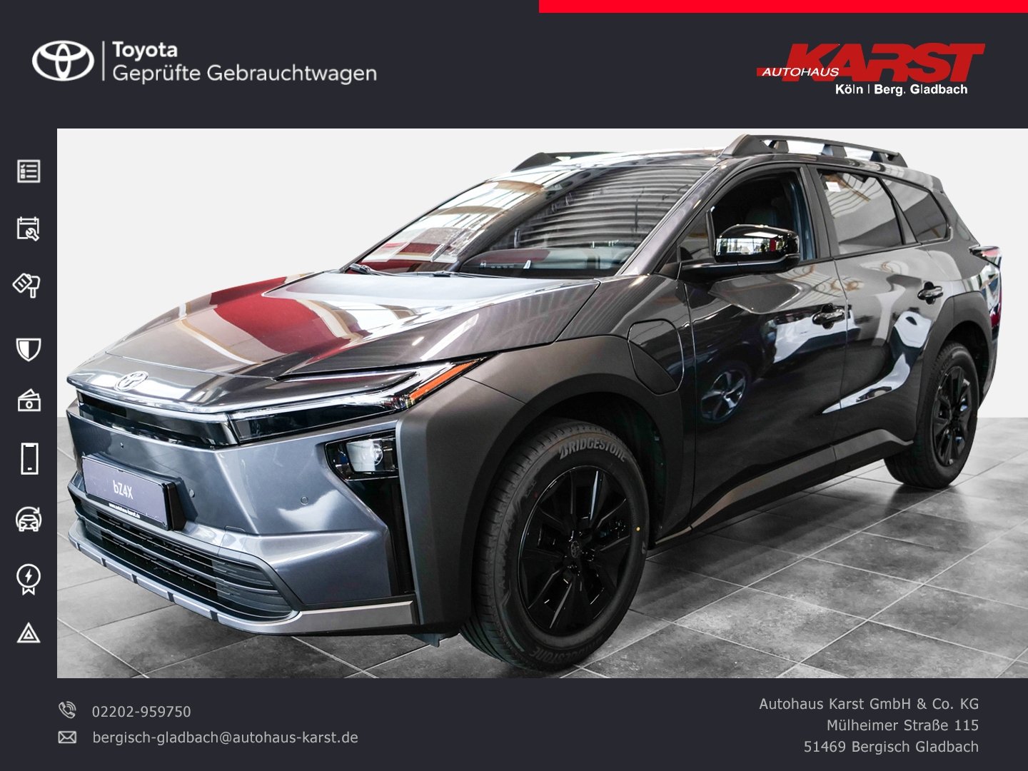 Foto 1 - Toyota bZ4X Touring Teamplayer 74,7kWh Matrix-LED, Magnetite grey
