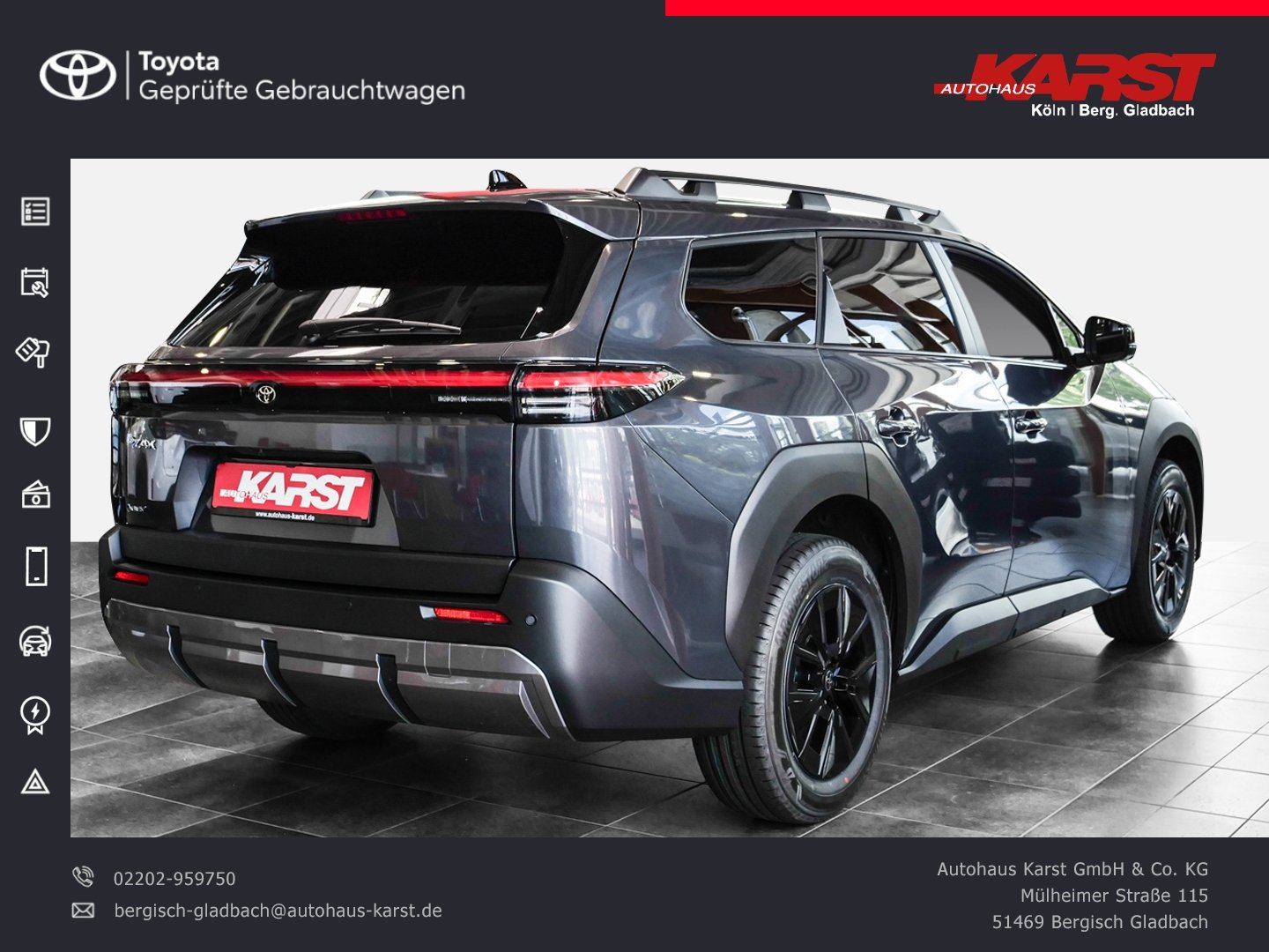 Foto 1 - Toyota bZ4X Touring Teamplayer 74,7kWh Matrix-LED, Magnetite grey