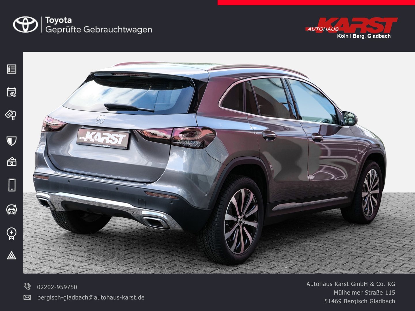 Foto 1 - Mercedes-Benz GLA 200 7G-DCT 7Gang Automatik, Mountaingrau-Met